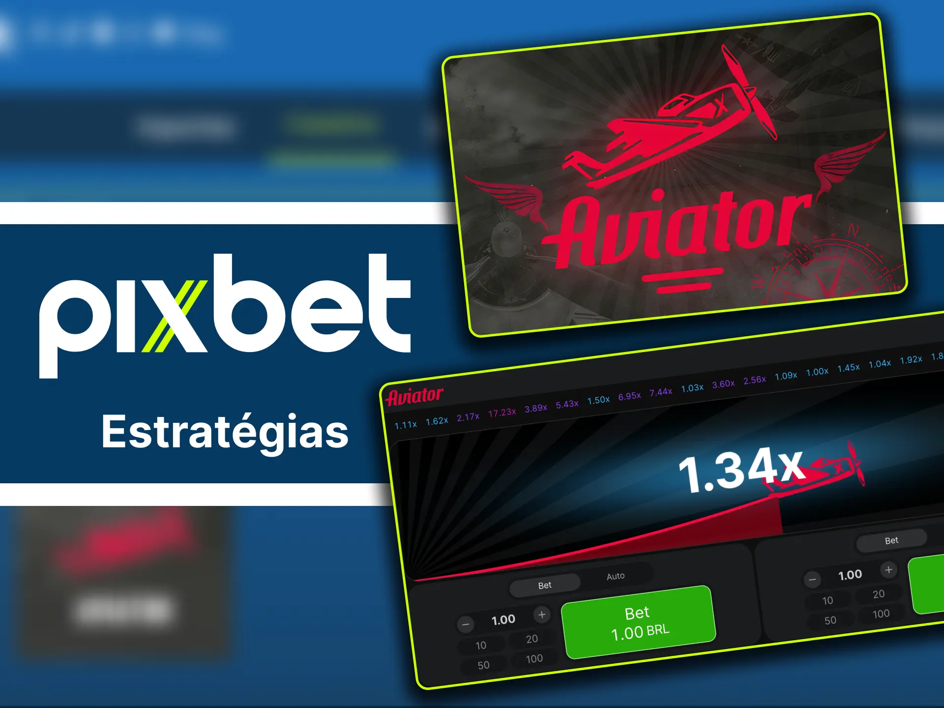 Use estratégias simples para jogar Aviator no Pixbet.